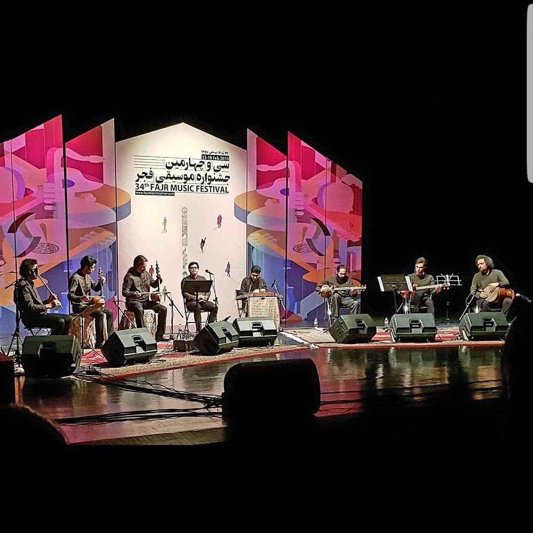 Ali Farbodnia with ensemble at Fajr Festival