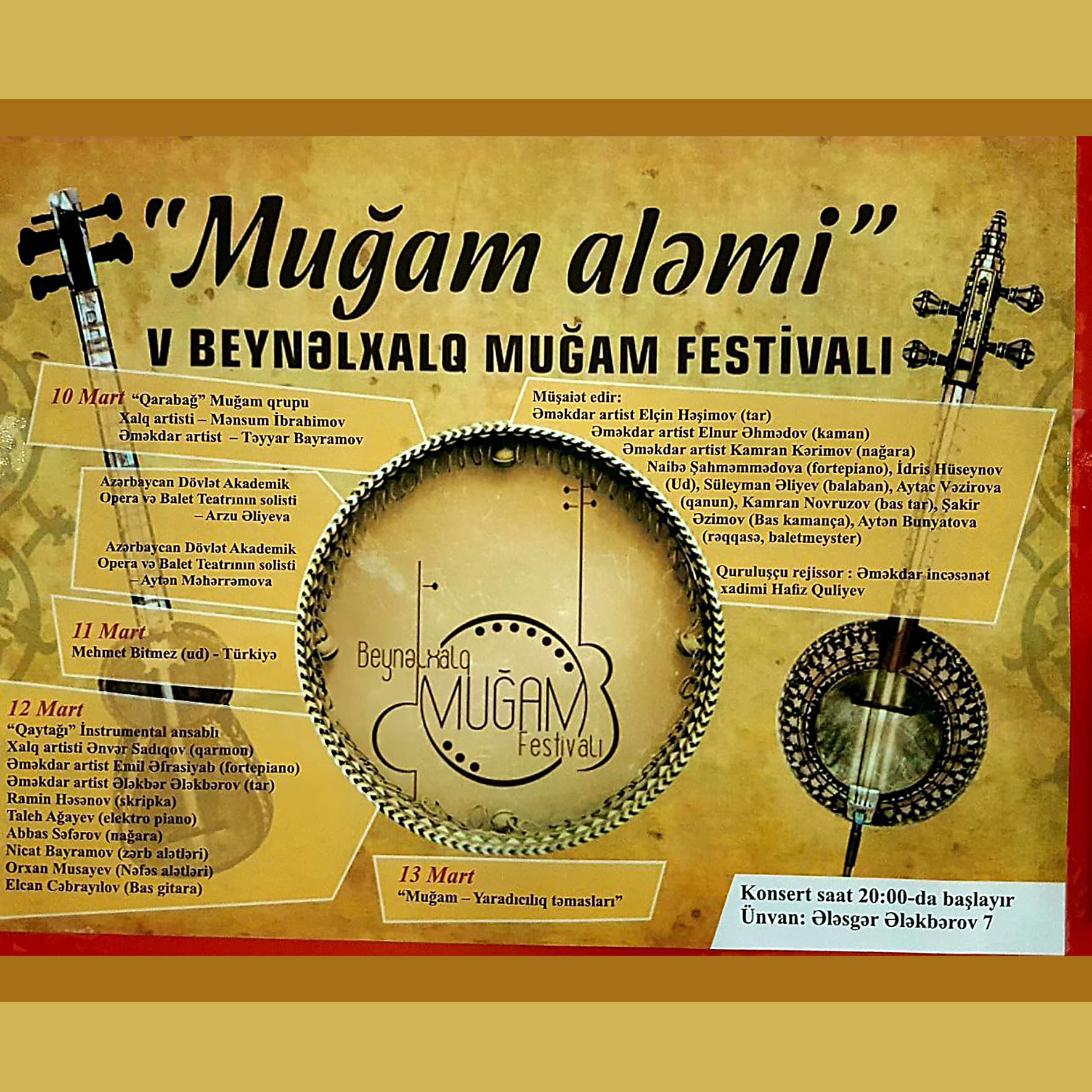 Mugham Festival Poster